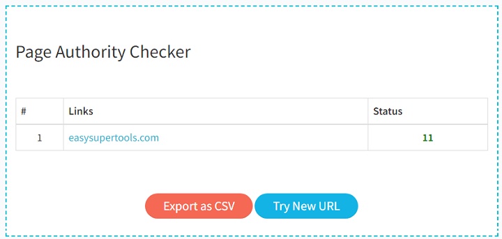 online page authority checker